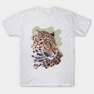 Leopard Painting T-Shirt